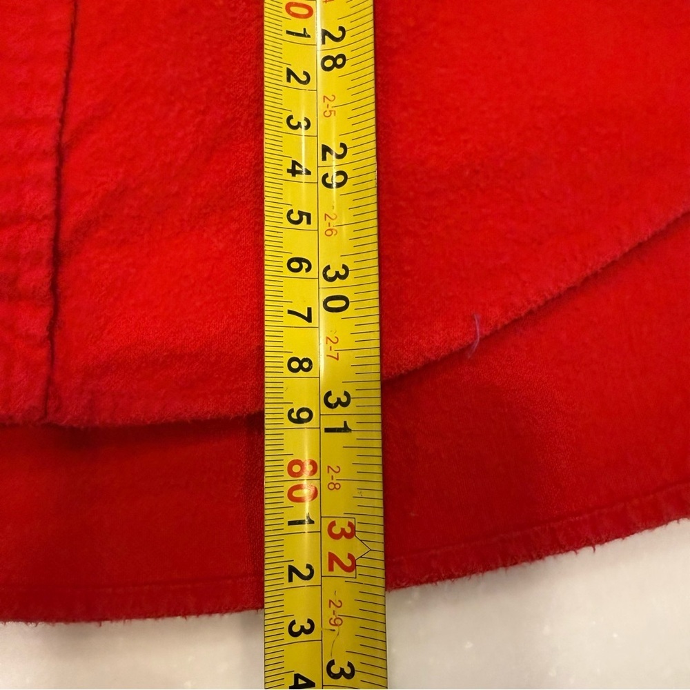 Ralph Lauren Red Button-Down Oxford Shirt with Navy Pony - Picture 13 of 13